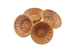 Poly Wicker Woven Bread Baskets Rattan Baskets Woven pp Rattan Basket