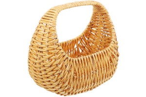 Beautiful Rattan Flower Basket Rustic Woven Baskets Flower Rattan Manual Hot Selling Top Quality
