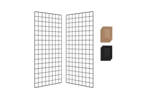 Modern Metal Wall Photo Grid Art Display Storage Panel with Mesh Organizer Notice Board & Memo Board for Anniversary Decor