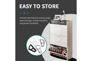 Folding Flip Down Shoe Rack Bracket Heavy Duty Cabinet Door Hinge Shelf Support Hardware For Living Room Entryway
