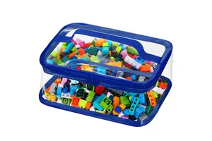 Wholesale Price Large Organizer PVC Storage Bag With Zipper Toy Storage Bags For Kids