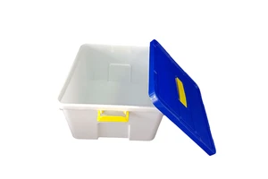 Plastic Storage Boxes Bins with Lid Food Container Storage Bins With Durable Lid Customized