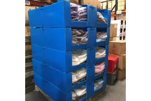 Custom Waterproof PP Corrugated Plastic Bins Stackable Recyclable Foldable Bins Industrial Use Warehouse Picking Inventory