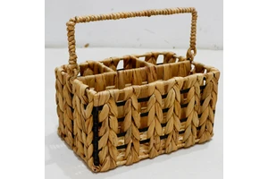 Artex Dong Thap Factory's Eco-Friendly Seagrass Water Hyacinth Handmade Storage Decor Natural Braided Baskets Vietnam