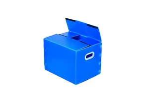 Rectangle PP Plastic Storage Box with Flip Lid and Carry Handle for Household Organization