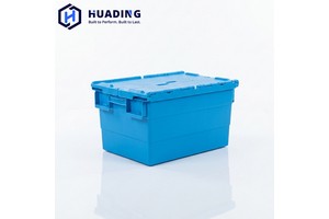 Large Plastic Collapsible Warehouse Used Fruit Bins For Sale Customized Stackable Pallet Box
