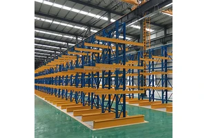 Space Saving Wall Mounted Single Sided Cantilever Rack Heavy Duty Steel Storage System for Workshop and Garage