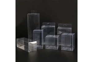 Cube Gift Acetate Box Transparent PET Packaging Clear Vinyl PVC Box Packaging Plastic Boxes