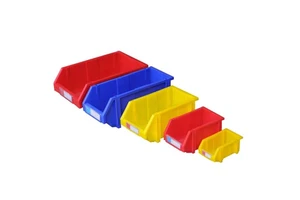 Plastic Storage Box With Open Front