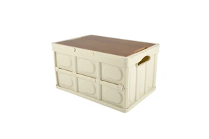 Portable Multi-Functional Foldable Plastic Storage Box Home Organizer for Car & Outdoor Camping