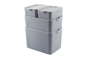 Wholesale Large Capacity Dustproof Plastic PP Storage Box for Clothes Toys Shoes With Lid
