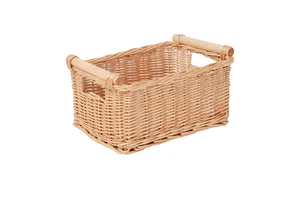 Natural Color Eco-Friendly Wicker Rattan Storage Basket Flexible Design Customizable Bedroom Kitchen Restaurant Use Vietnam