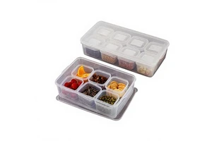 School Kindergarten Restaurant Canteen Food Sample Retention Box Microwave-Safe Minimalist Design Plastic Tasting Container