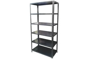 4/5 Level with Screw Corner Metal Storage Rack Wholesale, Warehouse Storage Rack, Slotted Angle Storage Rack