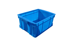 415*290*140mm PP Plastic Turnover Box With Strong Loading Capacity Customizable Colors & Logo For Vegetable And Bread Storage