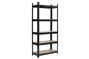 Metal Storage Shelves Heavy Duty Steel Frame Organizer, High Weight Capacity with Adjustable Shelves