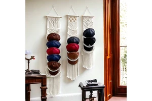 Hat Storage Organizer Container Home Decoration Wall Decor for Living Room