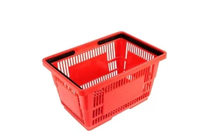 20ltr Small Plastic Handheld Shopping Baskets For Grocery Supermarket