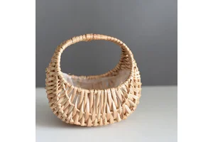 DreamCraft Vietnam Woven Rattan Storage Wicker Basket Home Decor