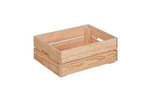 Well Home Natural Tone Solid Wood Decorative Storage Box 30x15x40cm