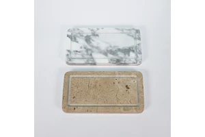 Factory Direct Delivery of Modern Marble Storage Trays for Snacks & Fruits Multi-Functional Decorative Pieces for Living Rooms