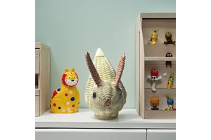 Yiqiang Storage Basket Child Animal Rabbit Fruit Basket Desktop Snack Small Animal Storage Basket Tea Table Desktop Decoration