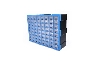 Customizable Small Parts Screw Nuts Storage Display Tool Box Durable PP Plastic Drawers Organizer Box