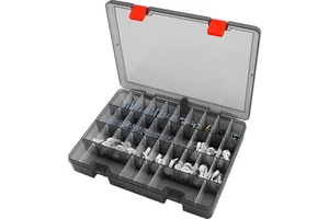 Factory Wholesale 36 Grids PP Plastic Desktop Storage Box Quality Transparent Large Capacity Single-story Plastic Storage Box