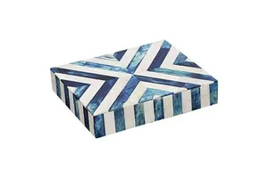 Modern Home Styling Decorative Storage Box Resin with MDF Inside for Gifting and Stylish Organization Solution