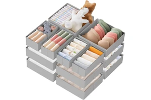 Decorative Essentials Baby Teethers Novelty Gifts Fabric Storage Bins Desk Drawer Organizers Baby Closet Dividers