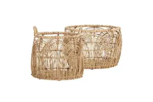 Handmade Unique Rattan Woven Storage Basket New Fashion Style Eco-Friendly Multifunction for Hotel Decor Golvimex RB33