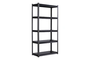 Heavy Duty Boltless Rivet Warehouse Shelves 5-Layer Easy-to-Assemble Commercial Storage Shelving Racks Steel for Electronic