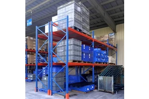 5-Layer Heavy-Duty Steel Storage Rack Corrosion Protection Adjustable Height Durable Design Multi-functional Warehouse Display