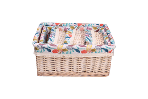 Handmade Eco-Friendly Rattan Storage Baskets Wicker Organizer for Kitchen Bathroom Toys Gift Use Handmade in Home