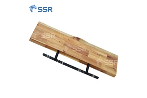 SSR VINA - Wood Floating Shelves - Wall Shelf with Metal Bracket and Customized Colors Made in Vietnam