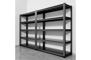 Adjustable Steel Corner Bracket Multi-level Heavy Duty Rust Proof Display Stand Storage Shelving for Home Garage Warehouse Made