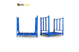 Warehouse Foldable Storage Steel Stacking Pallets for Fabric Rolls