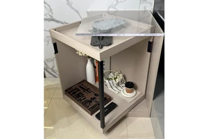 360 Rotating Entryway Shoe Cabinet Display Corner Study Room Storage Shelf Swiveling Device Accessories Kitchen Space Saving