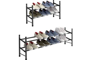 Household Multi Functional Metal Expandable Storage Shoe Storage Rack Stand Shoe Display Rack Shoe Racks