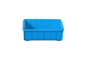 Stackable Large Rectangle Plastic Storage Container With Customized Logo Recycled Materials Strong Loading Capacity