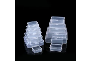 Wholesale PP Transparent Storage Empty Plastic Playing Card Case Toy Small Items Arts Crafts Packaging Gift clear Packaging Box