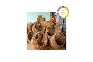 Premium Quality Water Hyacinth Basket And Tray Handmade For Storage And Decoration Cheap Wholesale