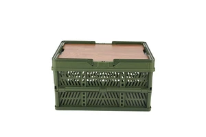 Promotional Lidded Portable Camping Plastic Storage Container Box