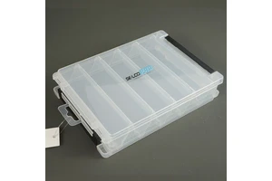 Selco Multifunction Double Sided Transparent Plastic Storage Lure Fishing Tackle Box