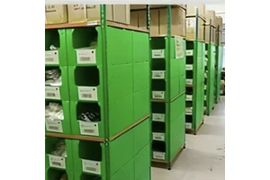 Grey Black Blue Color 3.5mm Stackable Collapsible PP Plastic Corrugated Warehouse Storage Bins Storage Box for Warehouse