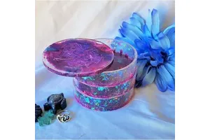 Designer Finish Decorative Trinket Box Stylish Storage Container