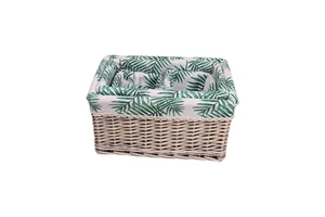 Handwoven Wicker Rattan Storage Baskets Eco-Friendly Standing Home/Office Organizer