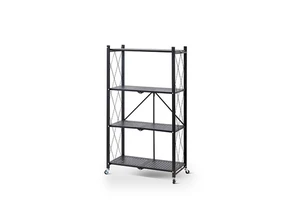 Free Installation Folding Storage Rack, Multi-layer Perforated Board Storage Rack