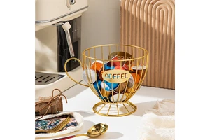 Light Luxury Nordic Style Coffee Capsule Storage Rack Modern Snack Candy Organizer Novelty Home Decor for Coffee Shop Table