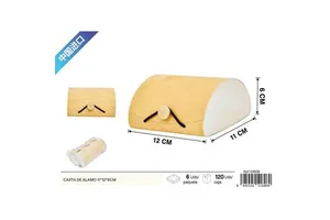 Arch Shaped Poplar Wooden Decorative Storage Box 11*12*6cm Size